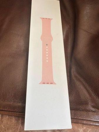 Image 5 of Apple watch band in pink sand. Brand new.