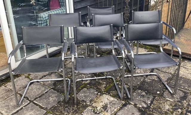 Image 3 of Marcel Breuer Bauhaus Type Dining Chairs