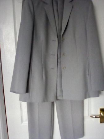 Image 1 of Ladies Silver Grey Trouser Suit