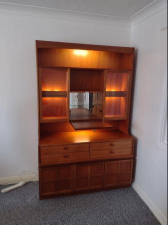 Image 1 of Nathan Classic Teak Cocktail Combination Unit
