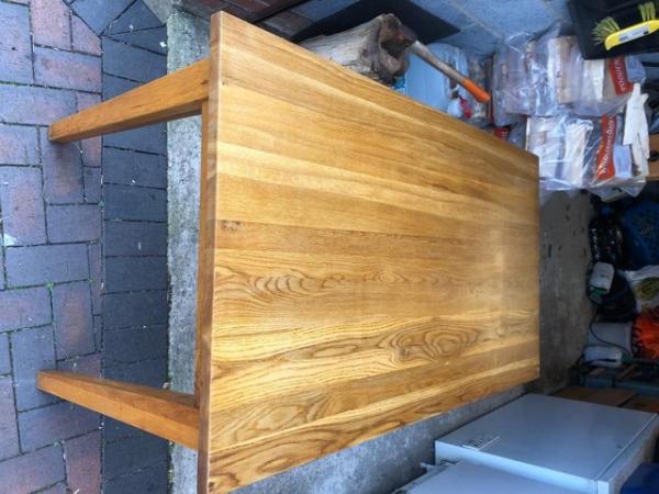 Image 1 of Pine Kitchen/Dining room table excellent condition