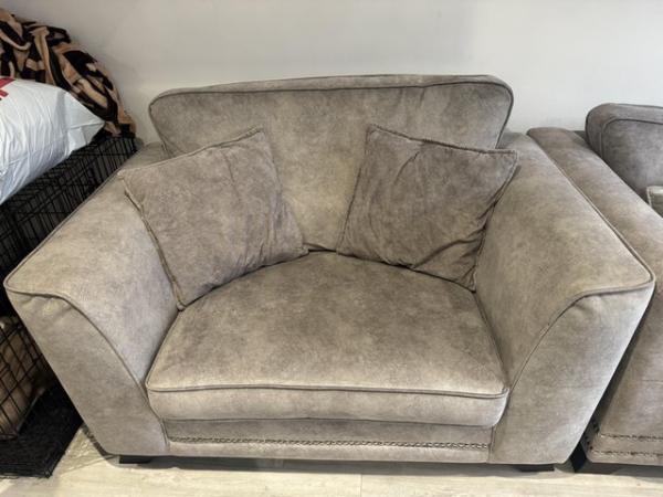 Image 1 of SCS sofa 4 seater and snuggle chair & footstall