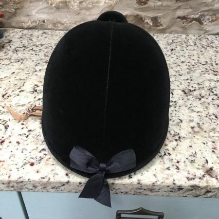 Image 4 of Riding Hat, Charles Owen, size 6 and 7/8ths or 55 cm