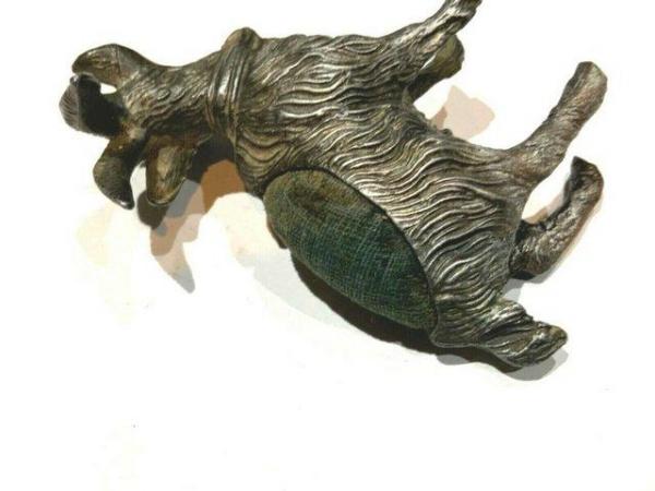 Image 8 of Pin Cushion Victorian made in metal with glass eyes