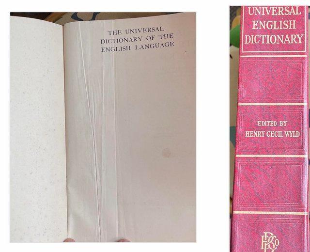 Preview of the first image of The Universal Dictionary of the English Language London (196.