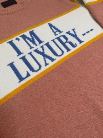 Image 2 of Gyles & George "I'm a Luxury..." Sweater, Size L (UK 14-16)