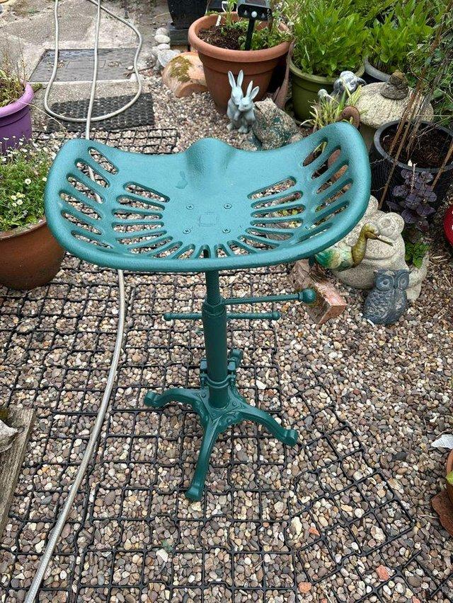Preview of the first image of Tractor Seat Garden Seat for SALE in derbyshire.