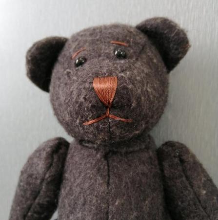 Image 5 of A Dark Grey Boyds Collector Bear.The Archives Series.
