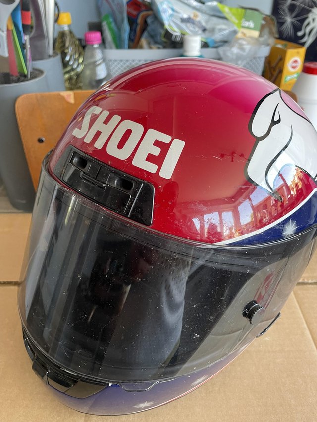Preview of the first image of Showing Second hand motorcycle helmets.