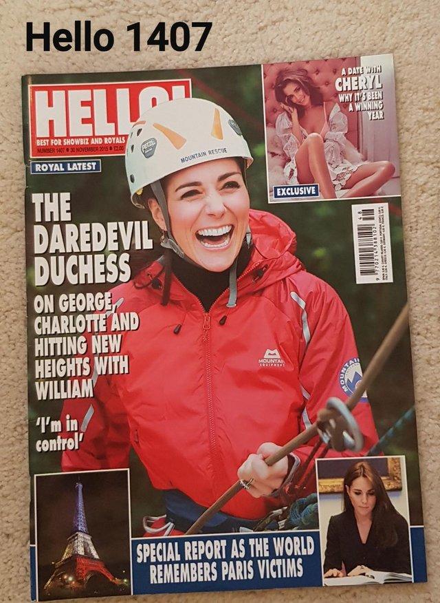 Preview of the first image of Hello Magazine 1407 - The Daredevil Duchess Kate.