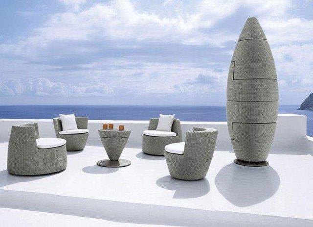 Preview of the first image of Obelisk Seating By DEDON - Unique, Rare, Designer, Space-Sav.