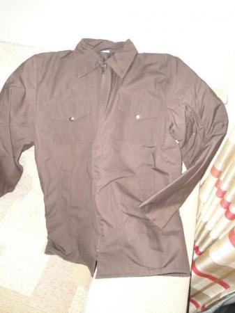 Image 1 of Dark Brown men's short coat / jacket (C238)