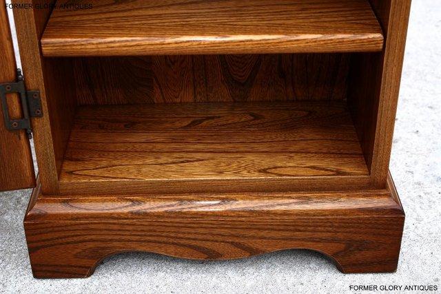 Image 19 of AN ERCOL GOLDEN DAWN CD CABINET CUPBOARD LAMP TABLE STAND