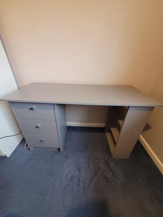 Preview of the first image of Argos desk and chair like new.