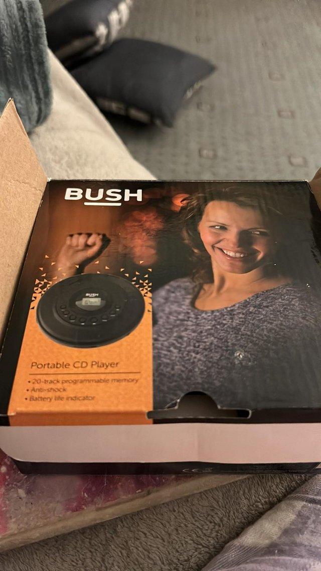 Preview of the first image of Bush Personal CD player fully working order box & ear phones.