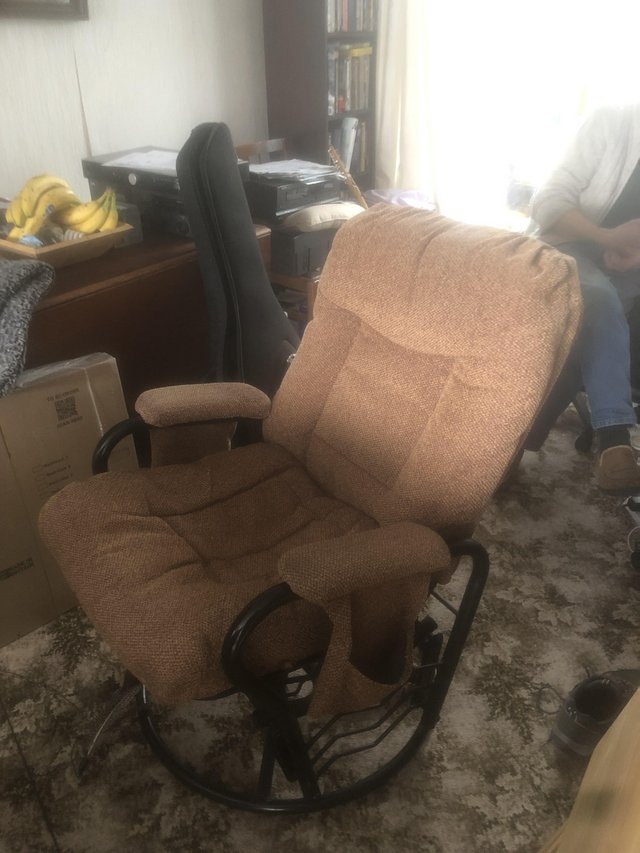 Preview of the first image of Rocking, swivel, recliner chair..