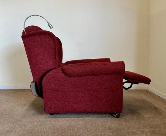 Image 6 of LUXURY ELECTRIC RISER RECLINER RED CHAIR MASSAGE CAN DELIVER