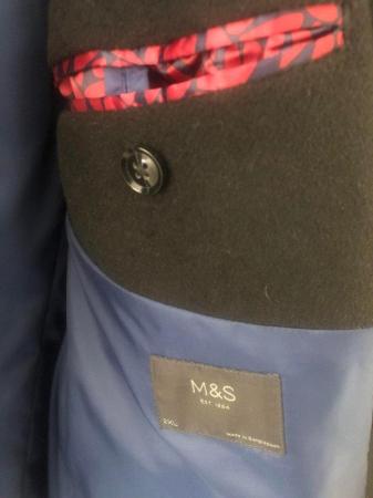Image 2 of Men’s M & S woollen overcoat 2xl