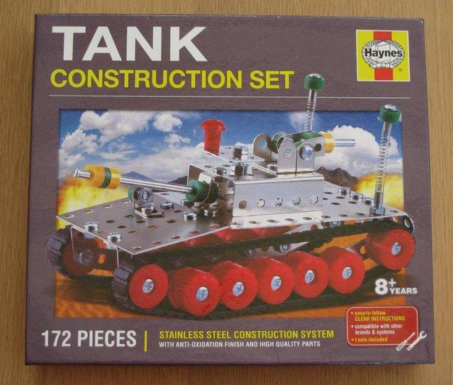 Preview of the first image of Haynes Tank Construction Set 172 Pieces Stainless Steel.