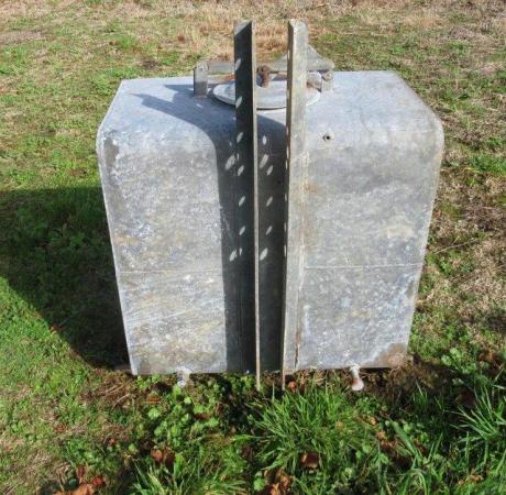 Image 2 of Galvanized Water Tank for the back of a Tractor for use with