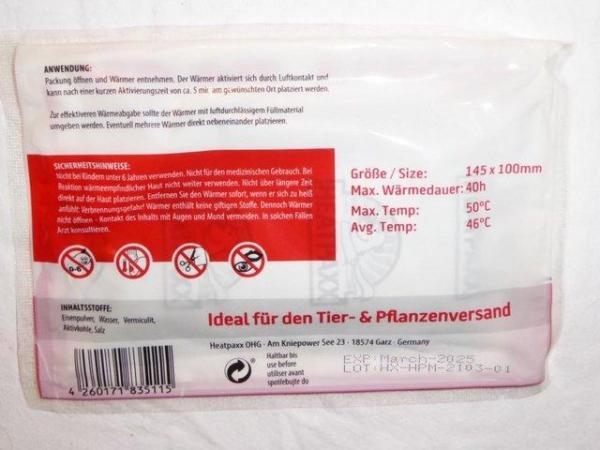Image 3 of HEAT PACK FOR REPTILE FISH  ETC NEW AND SEALED  + BULK BUY