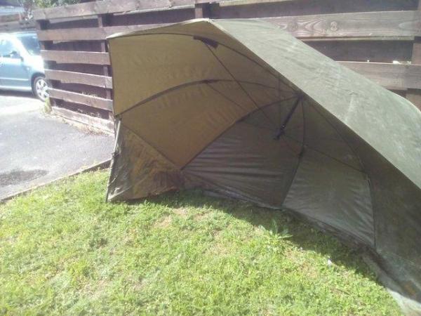 Image 3 of used storm brolly with poles£15.00 or make an offer