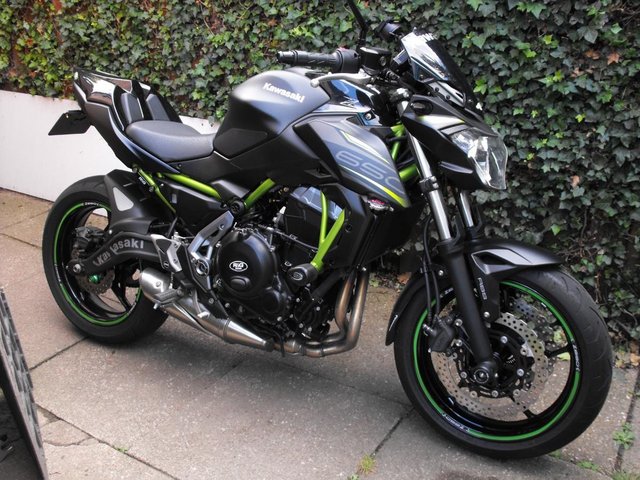 Preview of the first image of Kawasaki Z650 2019, Performance model..