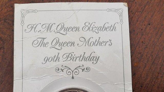 Image 4 of Royal Mint H.M Queen Elizabeth The Queen Mother's 90th