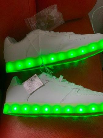 Image 1 of ladies led light up trainers new