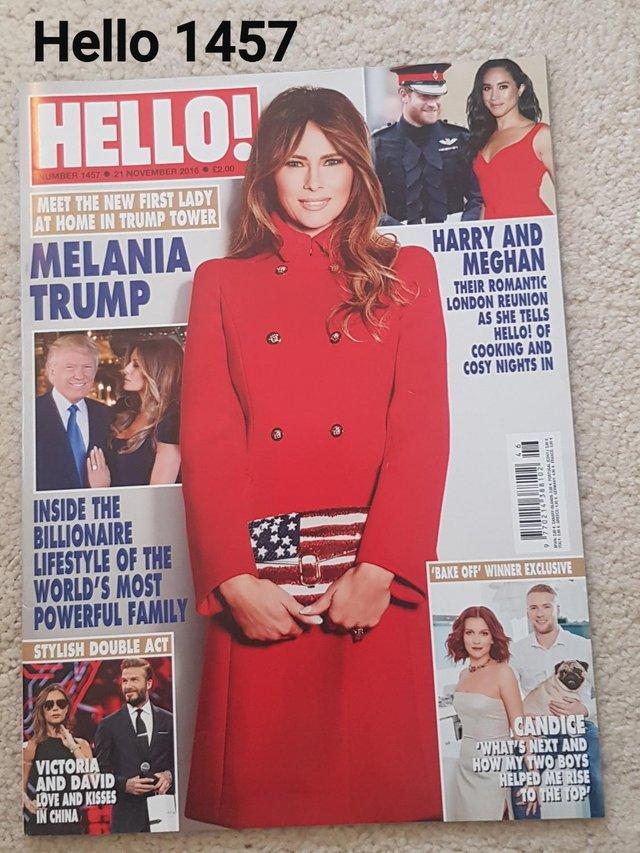Preview of the first image of Hello Magazine 1457 - Melania Trump, New FL at Trump Tower.