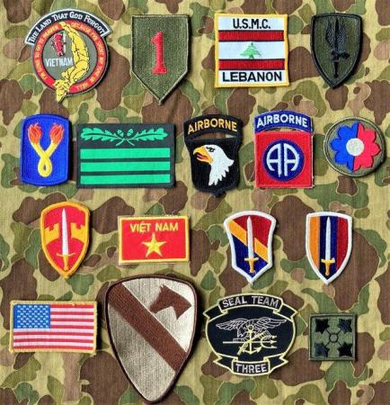 Image 1 of RARE US ARMY BADGES PATCHES INSIGNIA SPECIAL FORCES VIETNAM