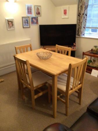 Image 3 of Dining table and four chairs
