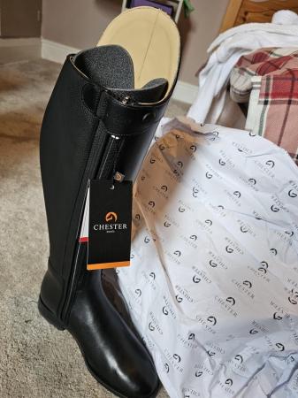 Image 1 of Leather dressage boots, size 6 / 36