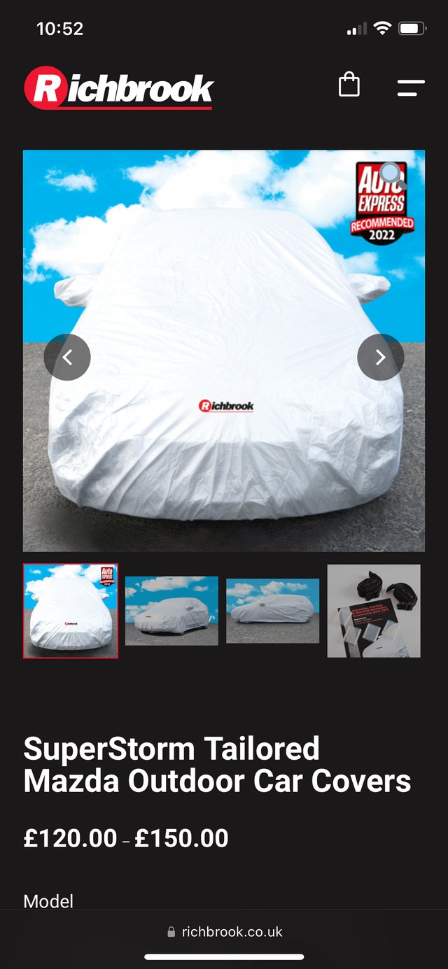 Preview of the first image of Mazda MX 5 Car Cover tailored.