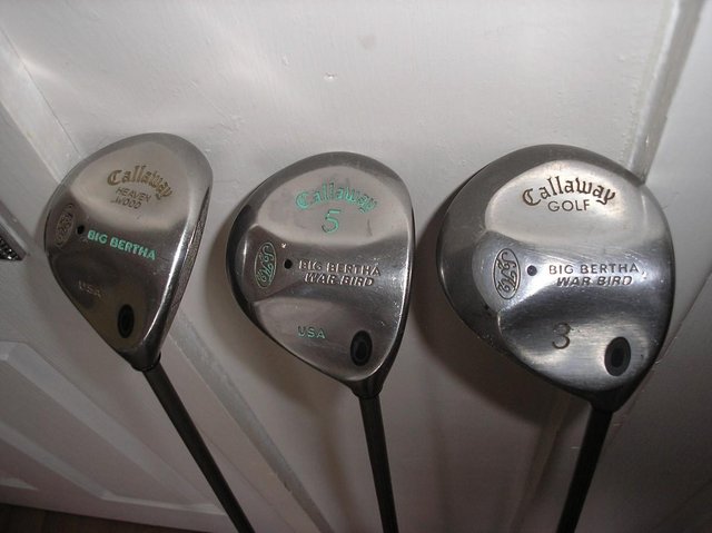 Preview of the first image of CALLAWAY LADIES 3,5, & 7 GOLF WOODS.