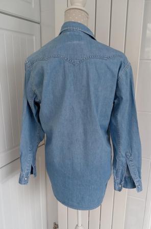 Image 9 of A (Reject) Levi Strauss Denim Shirt Size Small.