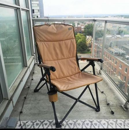 Image 3 of Recliner Camp Chair with bottle holder