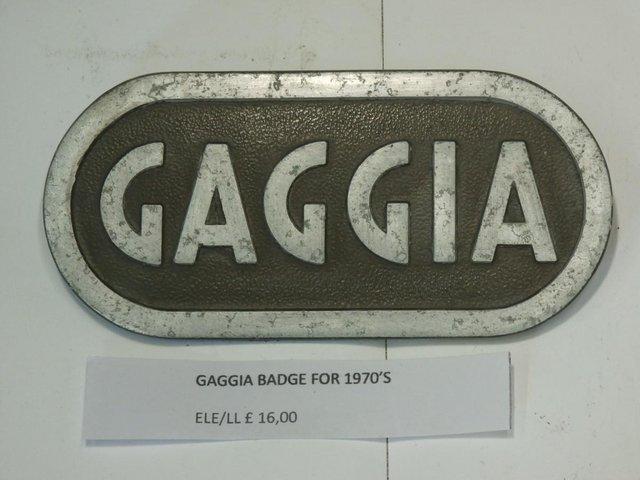 Preview of the first image of Gaggia Badge to fit front of machine.