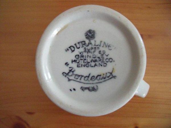 Image 2 of “Duraline” Grindley Hotelware Co. 'Bordeaux' jug.
