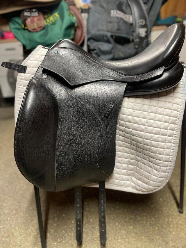 Preview of the first image of Stubben Euphoria Dressage Saddle 17.5".
