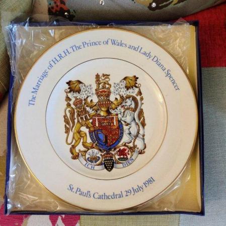 Image 1 of Charles & Diana Marriage Commemorative Plate