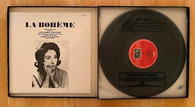 Image 3 of Puccini - La Boheme Votto 2 LPs His Master's Voice SLS 5059
