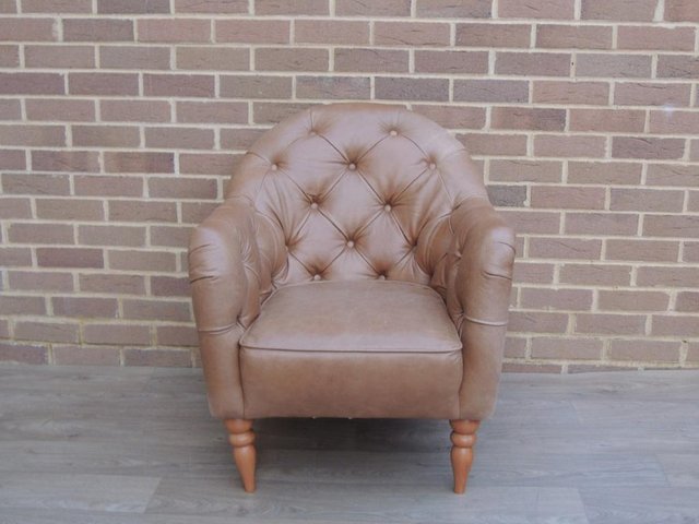Preview of the first image of M&S Compact Chesterfield Tub Armchair (UK Delivery).