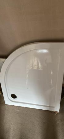 Image 1 of Offset Quadrant Shower Tray 760mm x 900mm