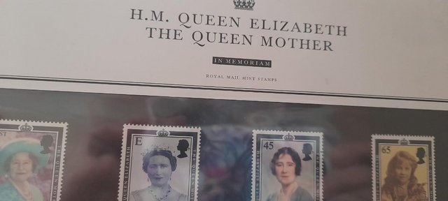 Image 12 of Stamp packs x 5 pks of Queen Elizabeth II & Queen Mother