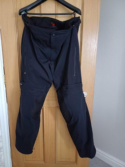Preview of the first image of Mens Dainese gore tex motorcycle trousers.