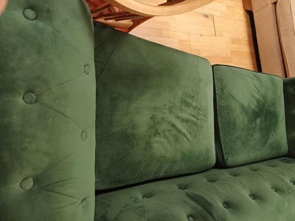 Image 2 of Couch for sale great condition no marks on itgreen