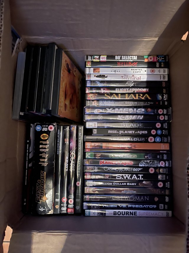 Preview of the first image of Joblot of DVDs in cases good condition.