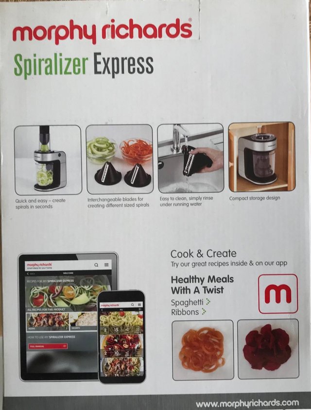 Preview of the first image of Morphy Richards Spiralizer Express Reduced to £10.