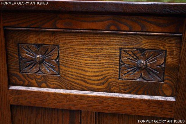 Image 39 of OLD CHARM LIGHT OAK BEDSIDE LAMP TABLES CHESTS OF DRAWERS